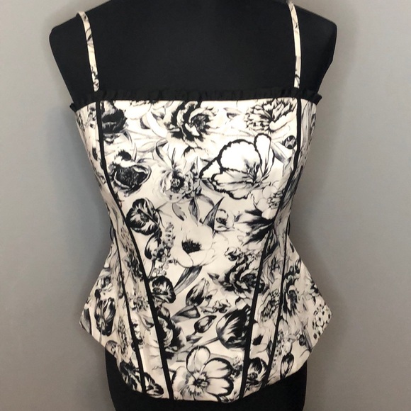 white house black market bustier top